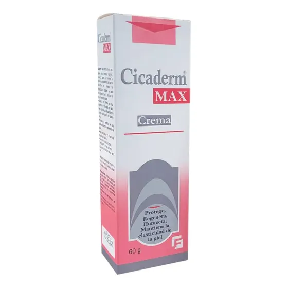 Cicaderm Max Crema Renegadora, Cicatrizante, Óxido De Zinc Fragancia Neutro