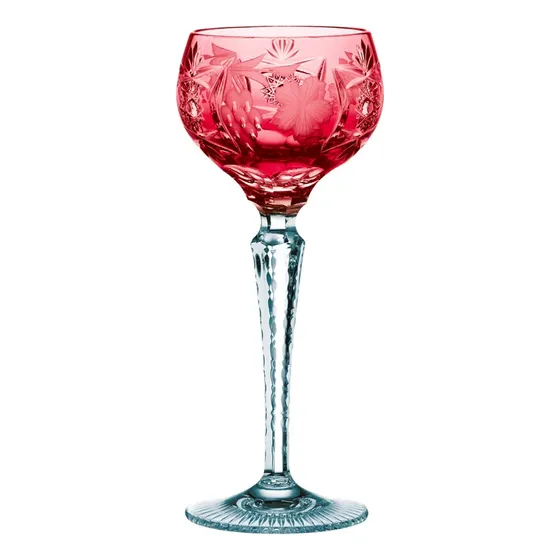 Copa Traube De Cristal Hecha A Mano Ruby Oro Nachmann