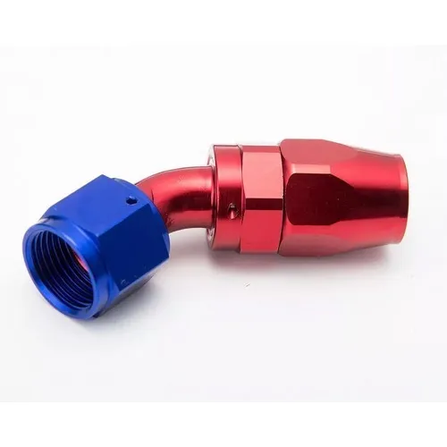 Conexion  45°  Manguera 6an Combustible Gasolina  