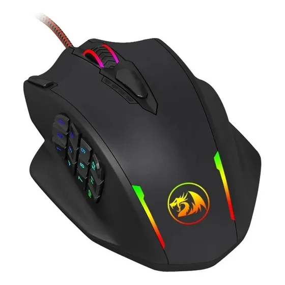 Mouse Gaming Impact Rgb Modelo M908 Redragon 12400 Dpi