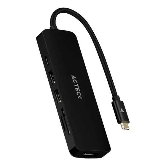 Hub Usb C 6 En 1 Gate 6 Dh660 4k Hdmi + 1xusb A 3.0