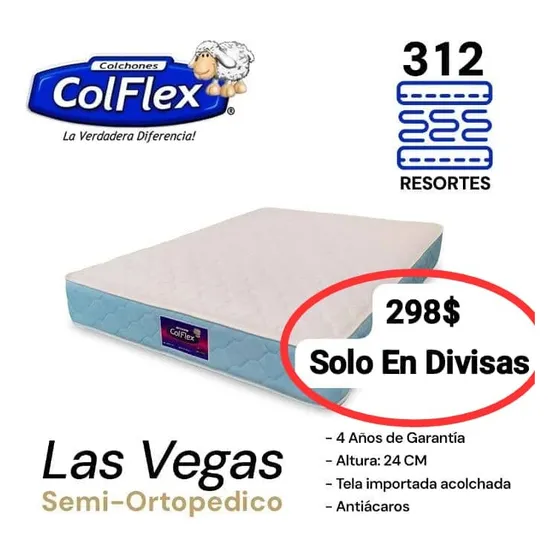 Colchon Colflex Las Vegas Matrimonial