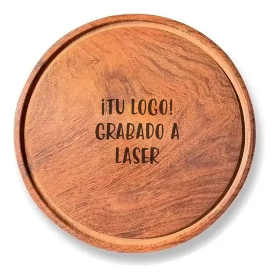 Tabla Plato Madera Grabado Personalizado Asado Regalo Unidad