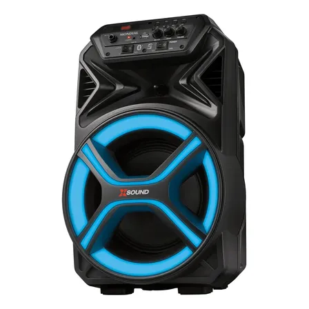 Caixa Amplificada Cm-400-l 400w Rms Preta Mondial Bivolt Preto 127/220v