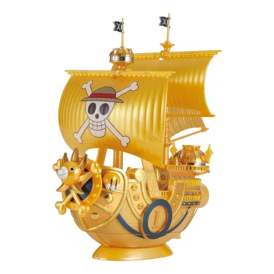 Gold Thousand Sunny Caravela Pirata One Piece Kit Model Rara