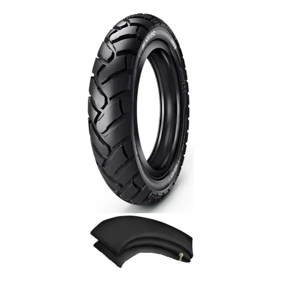 Pneu E Camara Traseiro Xre 300 Tornado 120/80-18 Bunker