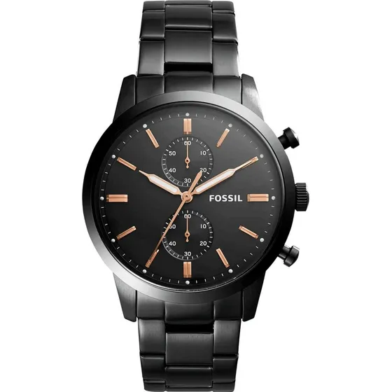 N Fossil Fs5379 Reloj De Acero Negro For Hombre