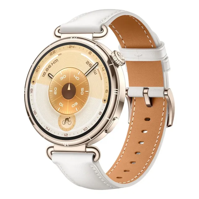 Smartwatch Huawei Watch Gt 6 41mm Gps Integrado Potenciômetro De Ciclismo No Pulso Bateria Com Autonomia De Até 14 Dias Bem-estar Emocional Multidimensional Compatível Com Ios E Android Gpsbranco