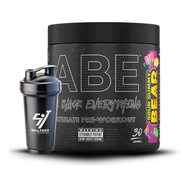 Pre Entreno Abe Ultimate 30 Sv Sour Gummy Bear + Shaker Gummy Bear