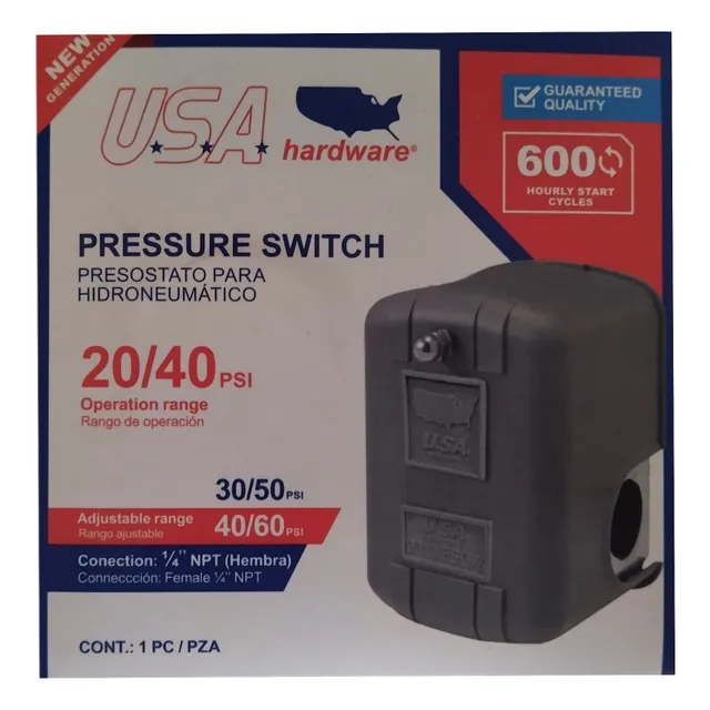 Presostato 20-40 Psi Usa