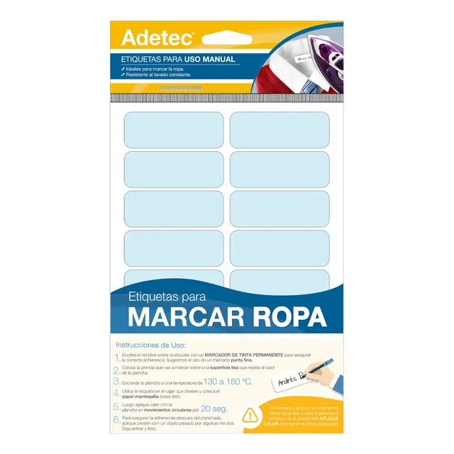 Etiquetas Para Marca Ropa Y Uniformes Adetec