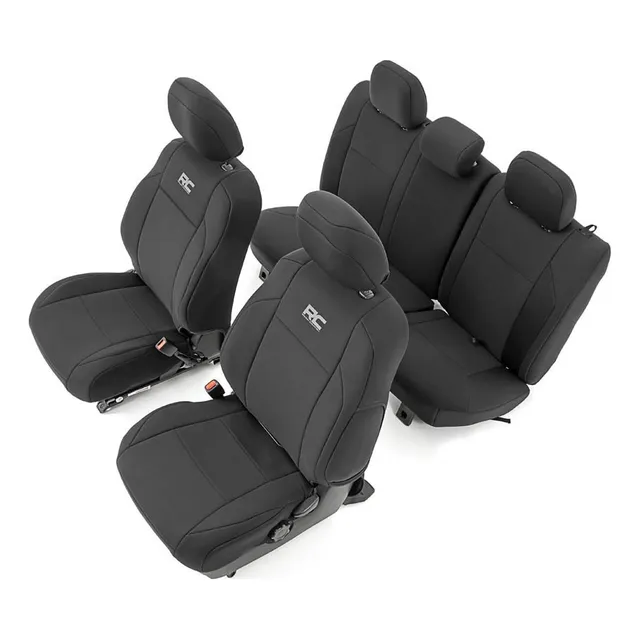 Fundas De Asiento De Neopreno Para Tacoma 2016-2022 Negro