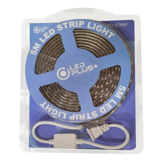 Rollo Cinta Luces Led 5050 Ip65 Blanco 5 Metros 110v Nuevo