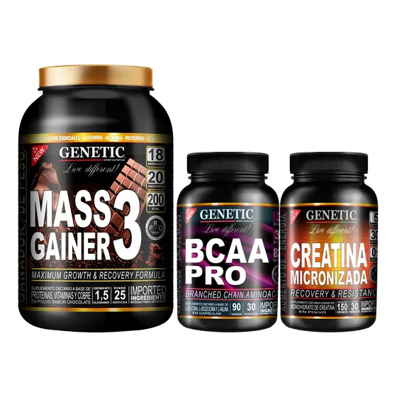 N1 Ganador Peso Mass Gainer Creatina Aminoacidos Bcaa Gentic