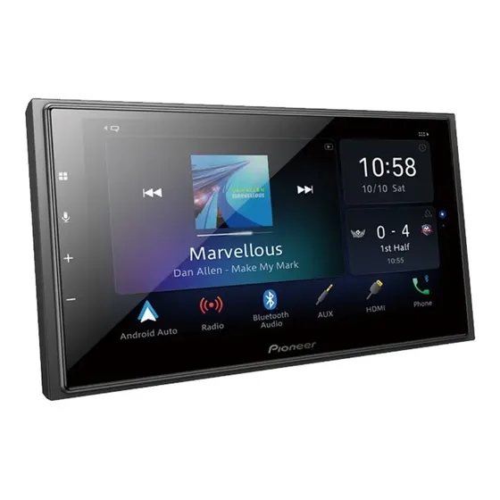 Pioneer Autoradio Bluetooth Dmh-z6350bt | Cuotas sin interés