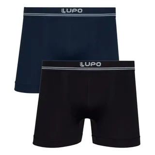 Kit 2 Cuecas Lupo Microfibra Boxer Sem Costura Box Original Kit 2 Cuecas Lupo Microfibra Boxer Sem Costura Box Original