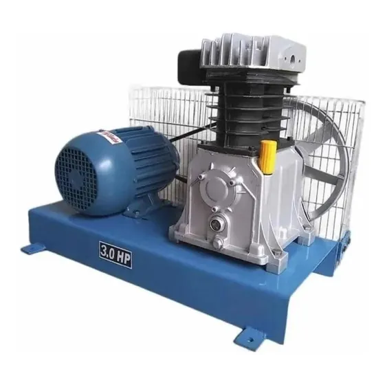 Compresor De Bancada 3 Hp, 220-440v. Fna Italia Motor Tesla.