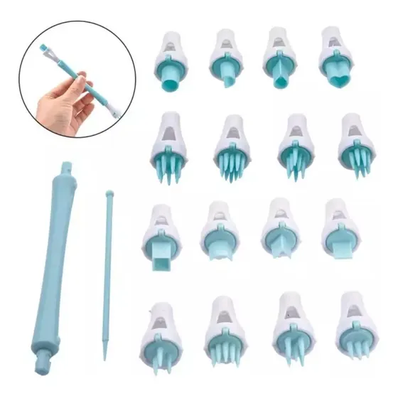 Estecas Crimpers Para Decorar Fondant. Repostería 20 Piezas