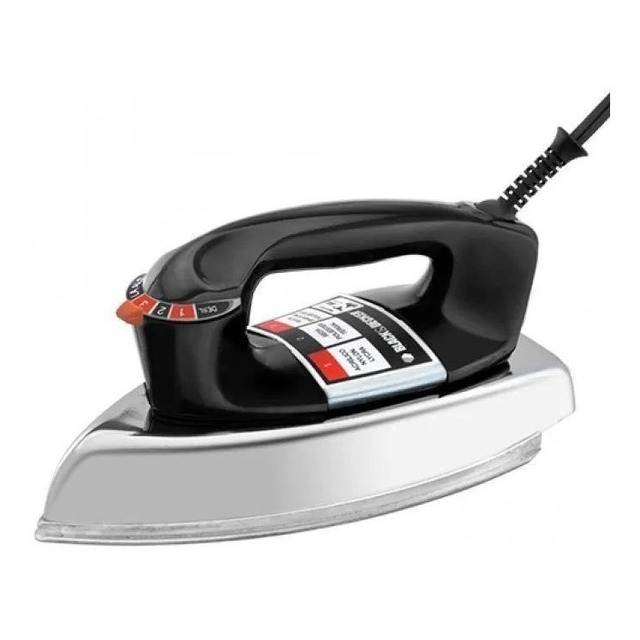 Ferro De Passar Roupa Black Decker Modelo Vfa1110tm2 Com Base De Alumínio Ferro De Passar Roupa Black Decker Modelo Vfa1110tm2 Com Base De Alumínio