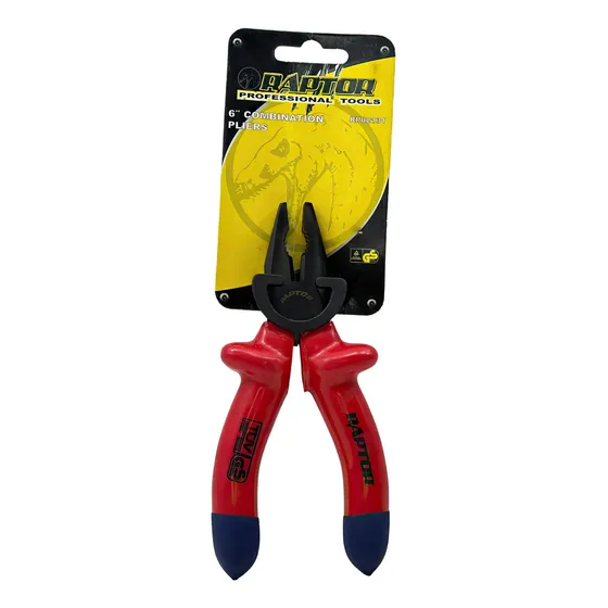 Alicate Electricista Combinado 6 Pulgadas Raptor