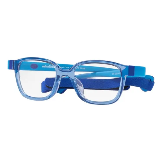Armação De Óculos Miraflex Infantil Menino Mf4002 K610 48 Cor Azul
