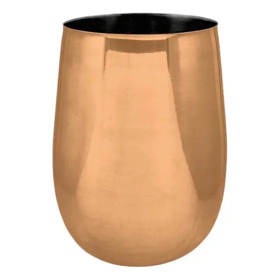 Vaso 11 Cm  Acero Inox Cobre Agua