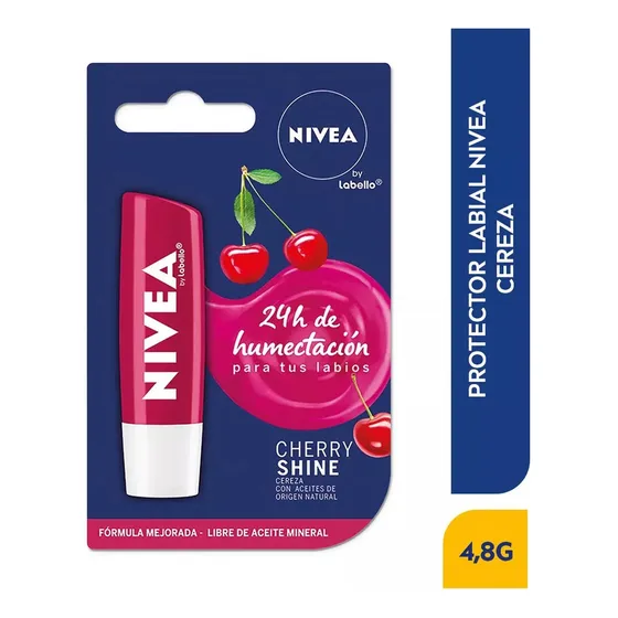 Protector Labial Nivea Cherry - g Acabado Humectante