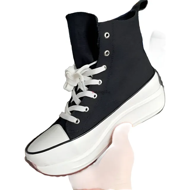 Zapatos Gomas En Blanco Y Negro Talla 36