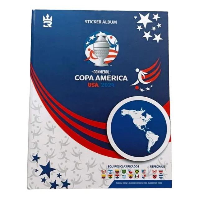 Álbum Tapa Dura Copaamérica2024 + Figuras Completas (o)