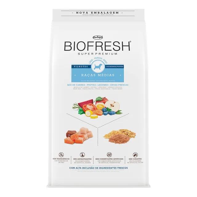 Alimento Biofresh Perro Cachorro Raza Mediana 10 Kg