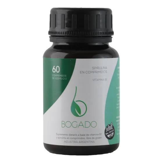 Spirulina Bogado 500 Mg X 60 Comprimidos
