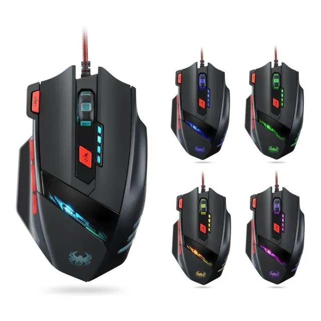 Mouse Gamer T90 Zelotes Profesional Led Optical 9200 Dpi