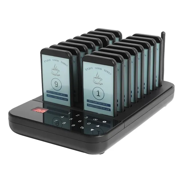 Pagers Restaurante/inalámbrico Sistema De Llamadas/16 Beeps
