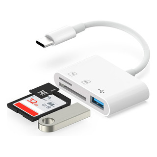 Lector De Tarjetas De Memoria Sd Tf Con Usb 3 En 1 Adaptador Lector De Tarjetas De Memoria Sd Tf Con Usb 3 En 1 Adaptador