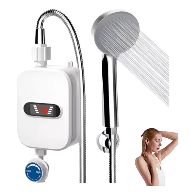 Calentador De Agua Electrico Baño Turbo Calefactor Traje220v