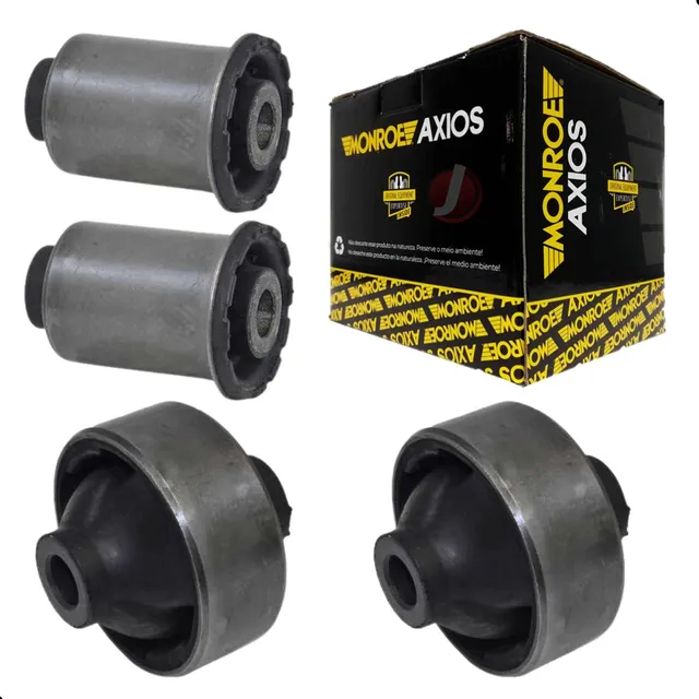 Kit 4 Buchas Bandeja Axios Cobalt Onix Prisma Sonic Spin