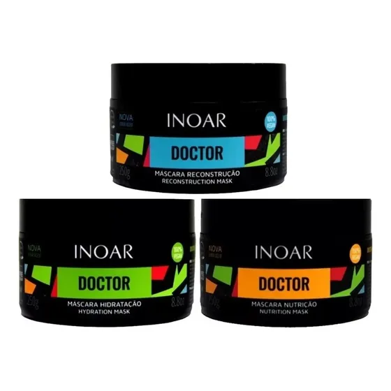 Cronograma Capilar Inoar Doctor 3en1