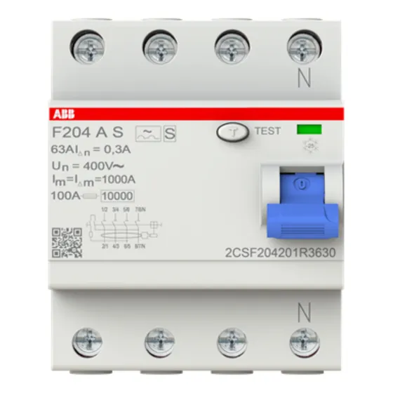 Disyuntor Abb Tetrapolar 4x63amp 300ma Selectivo Ea