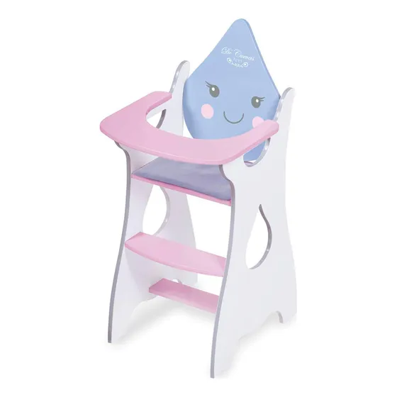 Silla Comer Sillita Madera Para Muñeca Estrella De Cuevas Tx