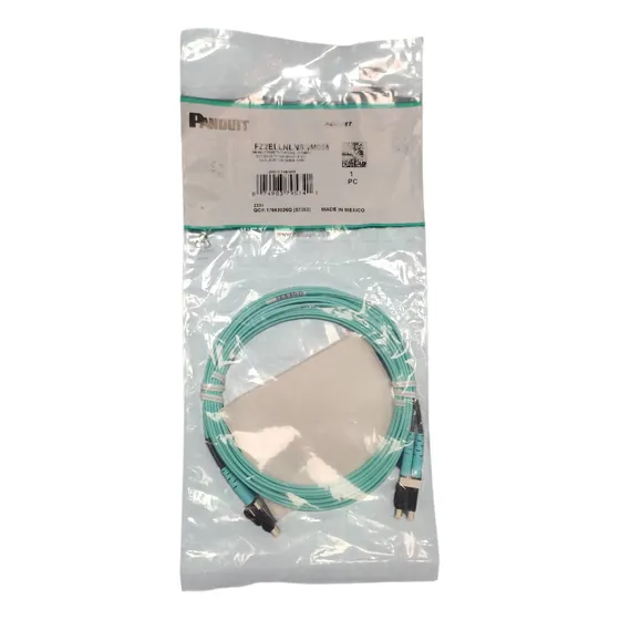 Patch Cord Fibra Óptica Om4 Multimodo Lclc Dúplex Panduit 5m