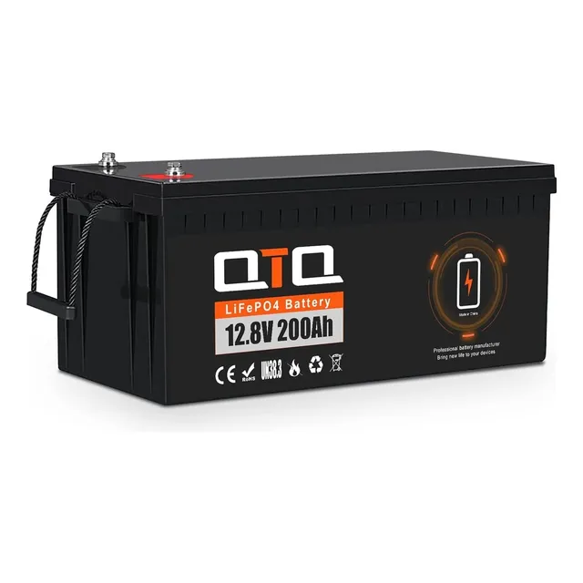 Batería De Litio 12v 200ah Para Inversor Solar, Lifepo4 Bms