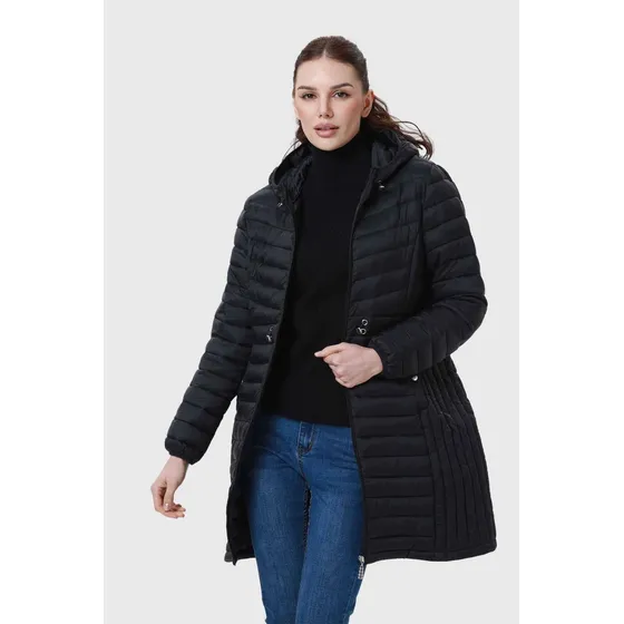 Parka Mujer Modelo Largo Negro