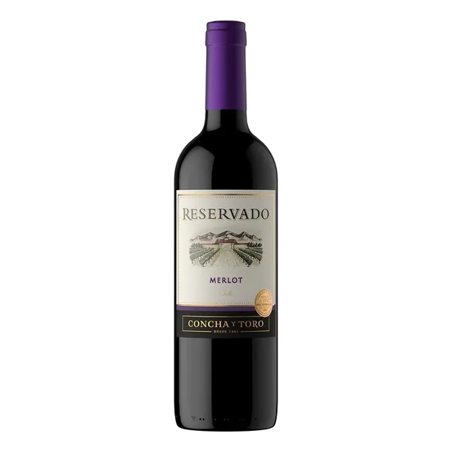 Vino Merlot 750ml Reservado Concha Y Toro