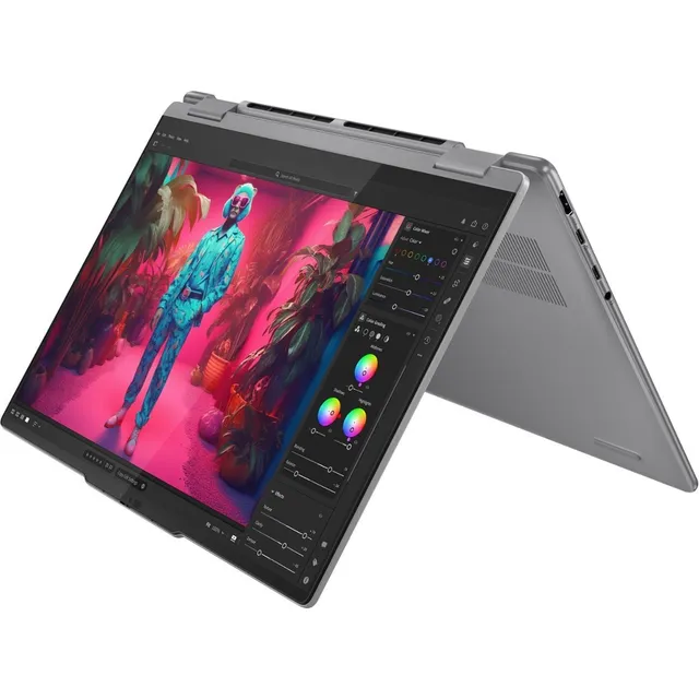 Lenovo Yoga 7 2en1 Ryzen 5 8640hs 512gb Ssd 8gb Ddr5 Win11 Color Gris