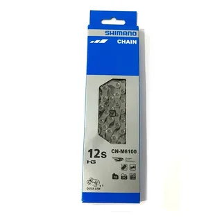 Corrente Shimano Deore Cn-m6100 126 Links 12v C/ Quick Link Prateado