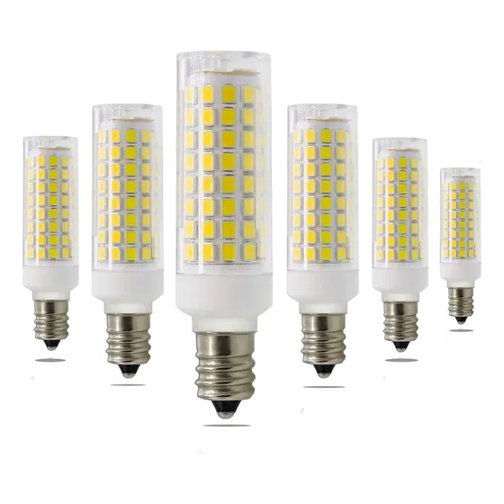Bombilla Led Para Candelabro Reemplazo Base Larga Color