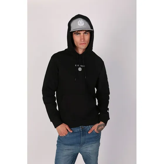 Buzo Con Capucha Element Bolsillo Canguro Since 92 Hombre