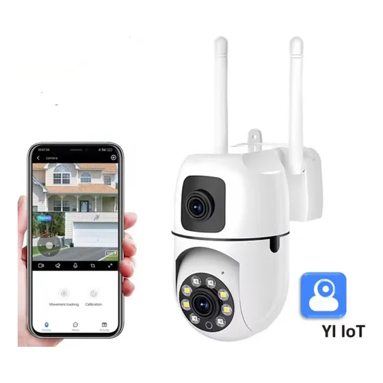 Camara De Seguridad Wifi  Ptz Doble Lente 2 Antenas Hd 5ghz