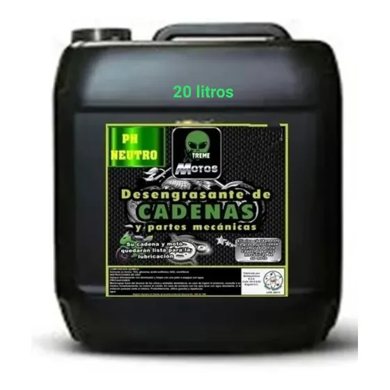 Poderoso Quita Grasa Para Cadenas Y Partes Mecánicas 20lts
