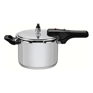 Panela De Pressão 6 Litros 22cm Brava Em Aço Inox Tramontina Panela De Pressão 6 Litros 22cm Brava Em Aço Inox Tramontina